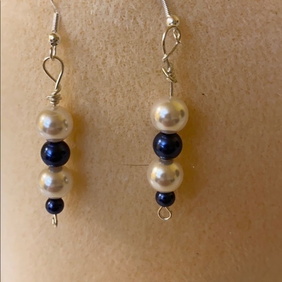 Swarovski handmade multi size round crystal ball drop bead earrings - Picture 3 of 6